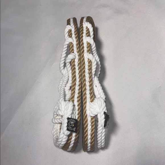 Nomadic State of Mind Tan and White Rope Sandals - Picture 5 of 12